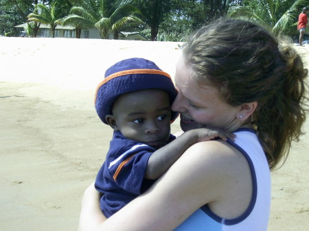 Josh and me in Liberia September, 2007